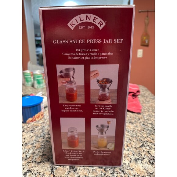 Kilner sauce press jar set new - Picture 3 of 3